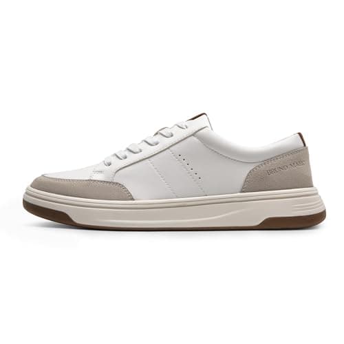 Bruno Marc Men's Casual Dress Sneaker Business Casual Shoes for Men Comfortable Lightweight Lace Up Fashion Sneakers,Size 10,White,SBFS2410M - Thumbnail 2