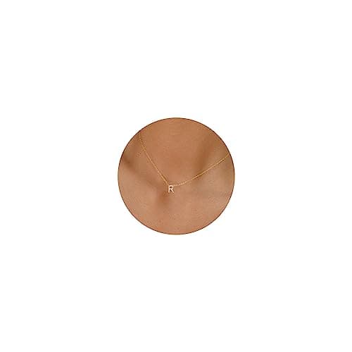 Hayopi Initial Necklaces for Women,Dainty Gold Letter Necklace 14K Gold Plated Initial Necklace Cute CZ Personlized Name Pendant Necklace Letter Choker Necklaces for Women Trendy Gold Jewelry Gifts - Image 1