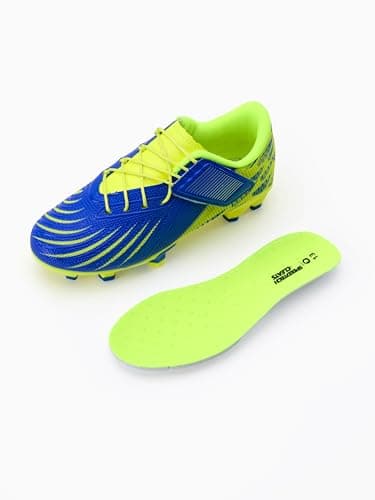 Boys Girls Soccer Cleats Athletic Outdoor Football Shoes Training Lightweight Unisex-Child Youth Futsal Indoor Turf Firm Artificial Ground Flexible Durable Comfortable Leadoff Traction Breathable 6 - Thumbnail 4