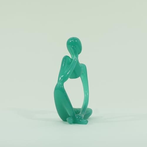YeseeYe Bookshelf Decor Thinker Statue - Abstract Art Reading Sculpture Modern Home Decoration Figurine for Living Room Office Shelves Coffee Table Desk Decor - Thumbnail 6