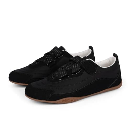 Tigeridea Black Sneakers for Women Business Casual Comfortable Tennis Shoes Walking Women's Fashion Sneakers Size 9.5 - Thumbnail 6