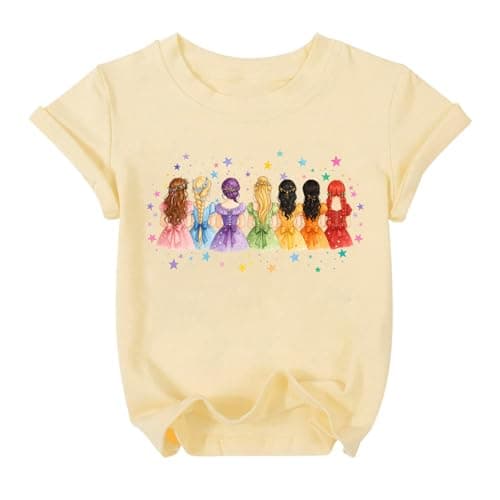 Magical Girl Shirt Cute Snacks Graphic Tee Toddler Kids Girls Holiday Short Sleeve Outfits Tops 3-10 Years - Image 1