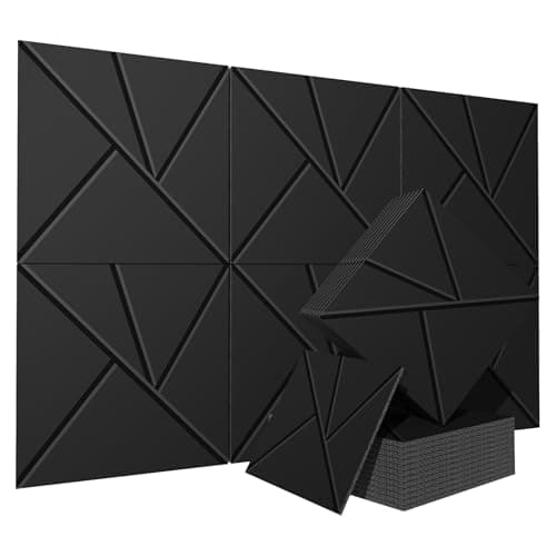 6 Pack Acoustical Wall Panels–TEMGCUAM 60" x 40" Large Art Acoustic Panels, Decorative Acoustic Panels, Sound Absorbing Wall Panels for Home, Office, Recording Studio