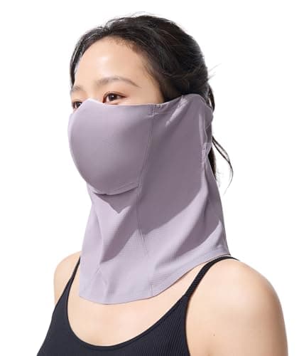 BENEUNDER Balaclava UV Sun Protection Face Cover UPF50+ Breathable Cooling Neck Gaiter Unisex for Summer Outdoor Activities Hiking Fishing Purple - Image 1
