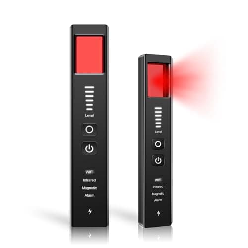 COTINSE Hidden Camera Detectors for Travel, Spy Camera Finder, Portable Hidden Bug and Camera Detector, GPS Tracker Detector with 6 Levels Sensitivity for Hotel, Car, Office, Airbnb - Image 1