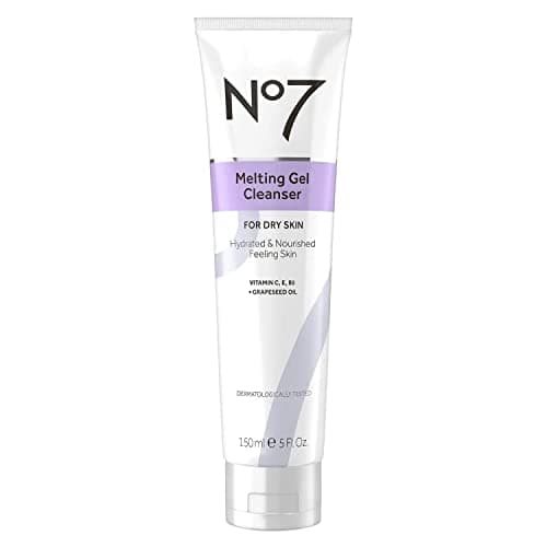 No7 Melting Gel Cleanser - Makeup Remover Balm with Vitamin C + Vitamin E - Hydrating Facial Cleanser for Dry Skin - Skin Balancing Milky Cleansing Balm (150 ml) - Image 1