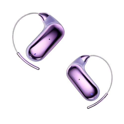 Xmenha Over Open Ear Earbuds Wireless Bluetooth Open Ear Headphones Air Conduction Earbuds That Don't go in Your Ear with Over-Ear Hooks Running Headphones