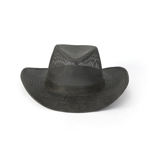 Hayes Mesh Safari Cowboy Hat for Men & Women, Wide Brim Outdoor Sun Hat - Thumbnail 6