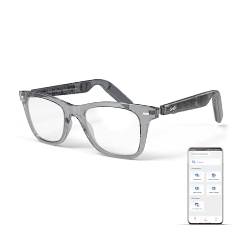 GetD 2026 AI Glasses for Men & Women, Smart Glass Powered by ChatGPT, AI Real-time Translation with 145 Languages, 11H Music Play, Bluetooth Glasses with Anti-Blue Light Lens for Daily Use, Travel - Image 1