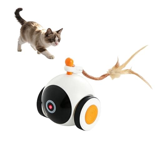 Interactive Cat Ball USB Rechargeable Self-Moving Toy for Indoor Cats - Image 1