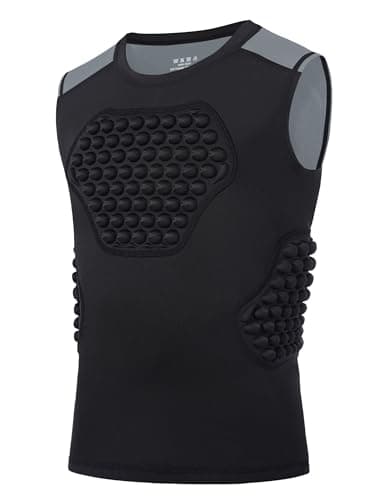 Roadbox Baseball Chest Protector Youth, Padded Compression Shirt Heart Guard Sternum Rib Gear for Football Softball Lacrosse - Image 1