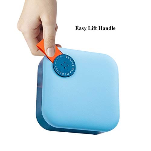 UNIKON Sewing Kit, Sewing Kits for Adult, Needle and Thread Kit, Hand Sew Box for Easy Carrying and Storage, Suitable for Student, Beginners, Blue - Thumbnail 4