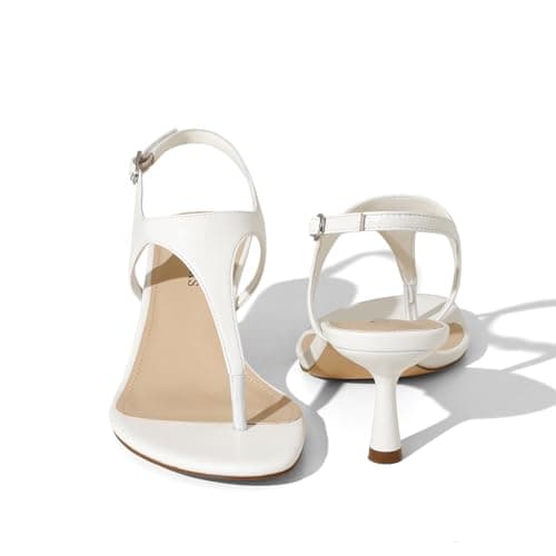 TopWalks High Heels for Women Flip Flops Thong Heel Heels Open Toe Slip On Summer Beach Strappy Sandal Shoes - Thumbnail 5