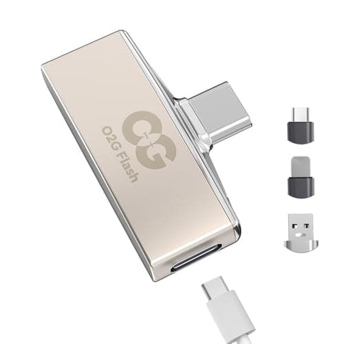 Photo Stick 128GB, USB 3.0 Flash Drive, Type-C Dual Connector with Charging Port, Charge While Backing Up, External Storage Compatible with iPhone, iPad, Android, PC - Image 1