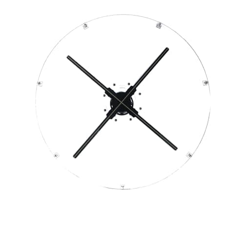 Missyou 3D HologramFan cover for Collectibles Assemble Clear Acrylic Box Alternative Glass Case for 3D HologramFan or Holographic Projection (HologramFan Protective Cover for 22") - Image 1