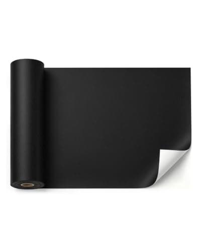 BOUYEER Leather Repair Patch Tape Kit,Self Adhesive Leather Repair for Sofa，Car Seat,Office Chair,Furniture,Jacket,Waterproof Strong Adhesive Vinyl Repair Kit. 23 in x 79 in,Fine Grained Black - Image 1