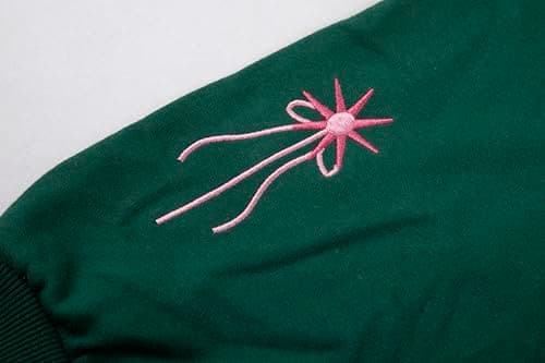 Musical Movie Sweatshirt for Women: Changed for Good Embroidered Long Sleeve Crewneck Loose Pullover Top Green - Thumbnail 5