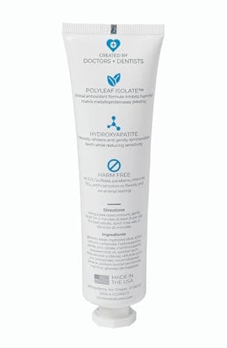 Fluoride Free Hydroxyapatite Toothpaste – Whitening & Sensitivity Relief – SLS-Free, Dentist Formulated, Natural Remineralizing, Made in USA – 4oz (Northwest Mint) - Thumbnail 3