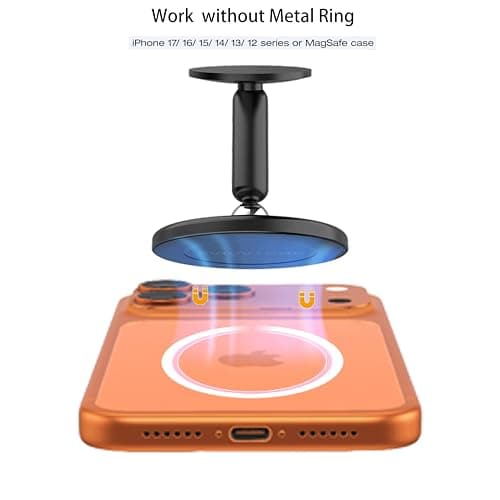 BAIDATONG for MagSafe Car Mount Phone Holder, Strong Magnetic Phone Holder for Car, Dashboard Air Vent Phone Mount for Car, Soporte de Telefono para Carro for iPhone 16 15 14 13 12 Pro Max Plus - Thumbnail 4