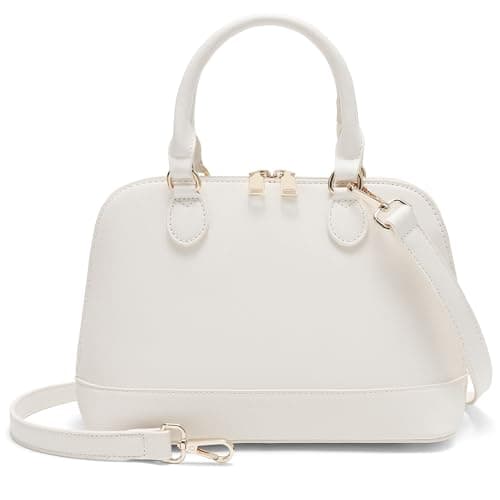 Goinsound Satchel Bags for Women Small White Purse for Women Satchel Crossbody Bags for Women - Image 1