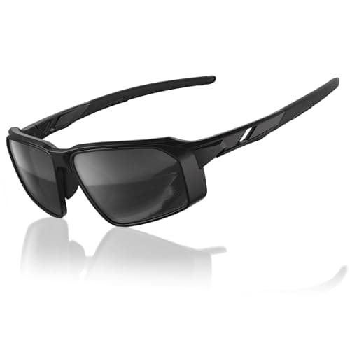 suoso Polarized Sports Sunglasses for Men: UV400 Protection Wrap Around Women Sun Glasses for Fishing Golf Running TR90 - Image 1