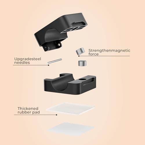 8 Pack Magnetic Cord Organizer Holder, Adjustable Cable Clips, Strong Adhesive Desk Cable Management Clips for Nightstand, Office, Car, Easy Open Design for Tidy Wire Organization - Thumbnail 4