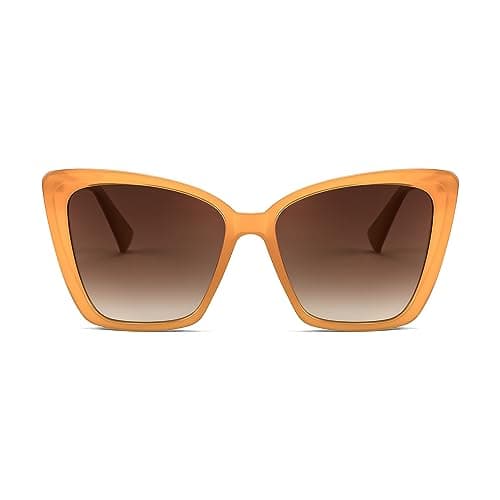 FEISEDY Trendy Polarized Women Sunglasses, Retro Womens Square Cat Eye Sun Glasses B4134 - Thumbnail 2