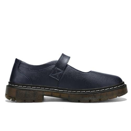 Azimaey Women's Mary Jane Flats Classic Comfort Slip-On Shoes - Breathable Lightweight Casual Dress Shoes for Women, Closed Toe Walking Shoes Fashion Cute & Everyday Comfort Navy Bule,11 US - Thumbnail 5