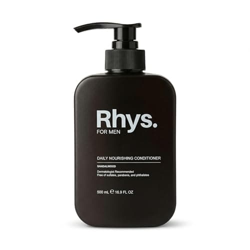 Rhys Men’s Moisturizing Sandalwood Conditioner – Hydrating Conditioner for Dry & Damaged Hair – Sulfate Free, Paraben Free – 16.9 fl oz - Image 1
