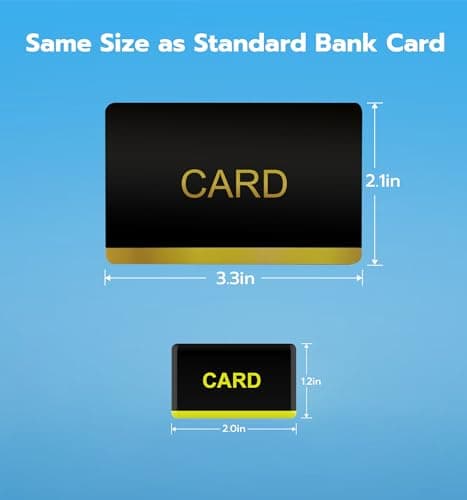Anweller RFID Cards for Smart Locks, 13.56MHz, 6 Pack (3 Large + 3 Small) - Thumbnail 5