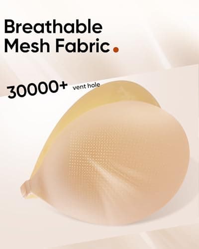 Easybunny Adhesive Strapless Bra Push Up for Women Invisible Breathable Fabric Reusable for Backless Dress & Pasties Kit - Thumbnail 4