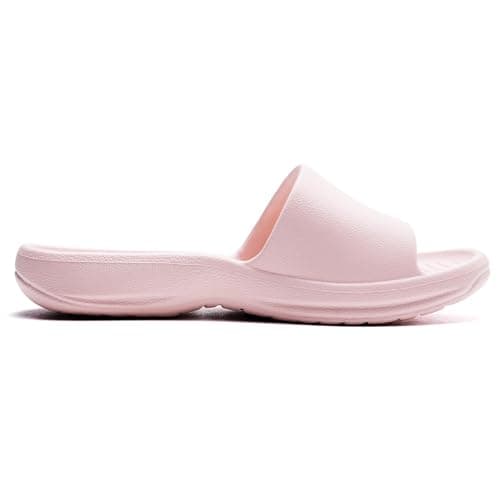 VIVASUN Women's Arch Support Waterproof Slip On EVA Slides,Pink,6 - Thumbnail 4