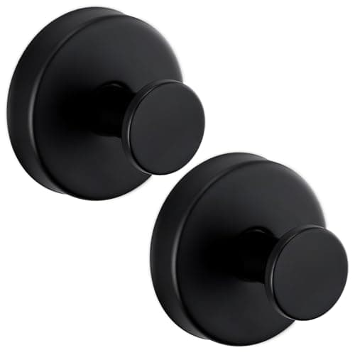 Supopular Suction Cup Hooks for Shower,Stainless Steel Towel Hooks No Drill