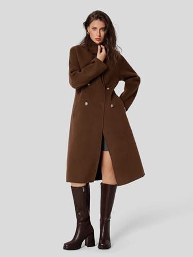 CELLENZ Women Knee High Boots: Trendy Boots with Side Zipper - Platform Block Knee Boot Womens - Brown Leather Fall Knee High Boot Trip Size 8 - Thumbnail 2