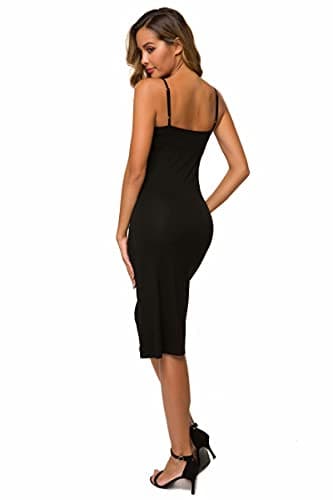 LB LIFEBEST Women's Full Slips Cami Long Spaghetti Strap Under Dress - Thumbnail 4