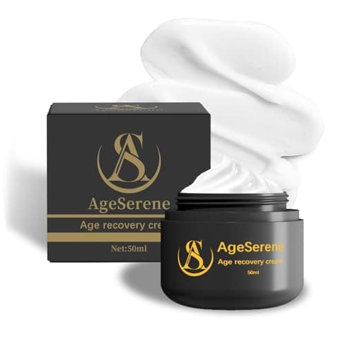 AgeSerene Anti-Aging Night Cream, Face Moisturizer to Reduce Wrinkles and Firm Skin, Peptides, Vitamin C & Vit E, Hypoallergenic, Anti-Aging Skin Care For Face，Night cream for face，1.7 fl oz