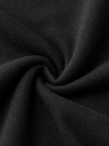 REORIA Womens Turtleneck Long Sleeve Tight Shirts Basic Tummy Control Bodysuit Thermal Underwear Tops Fall Clothes Black Onyx Medium - Thumbnail 5