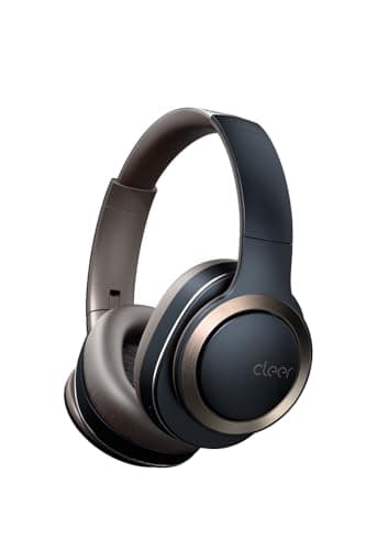 Cleer Enduro ANC Noise Cancelling Over the Ear Bluetooth Headphones with Mic, 60 Hrs Playtime, Noise Canceling, Ambient EQ Modes, Hi-Res Audio, Deep Bass, Multi-Point Connect, Bluetooth 5.0, Dark Navy - Image 1
