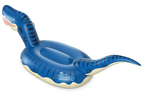 Jasonwell Inflatable Dinosaur Swimming Pool Float for Kids Boys Girls Adults 124'' Giant Tyrannosaurus Rex Floatie Summer Beach Ride on Party Pool Raft Lounge Toys - Thumbnail 5