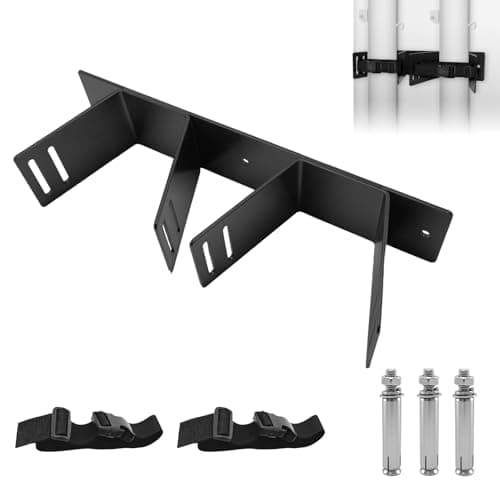 Sigrupery Volleyball Holder Wall Mount, Vertical Pole Holder for Volleyball Poles, Space-Saving Volleyball Accessories for Volleyball Room Decor - Image 1