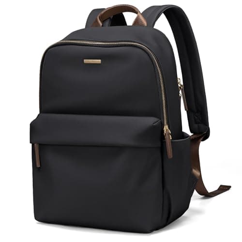GOLF QUALITY Laptop Backpack for Women Fit 14 Inch Stylish Daypack Notebook Travel Work Commuter Casual Daypack Backpack Purse for Women Travel Business (Black) - Image 1