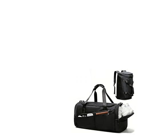 Gym Duffle Bag for Men Women 3 in 1 Waterproof Sports Travel Carry On Duffel Bag Backpack with Shoe Compartment & Wet Pocket for Traveling Workout Weekender Overnight - Image 1