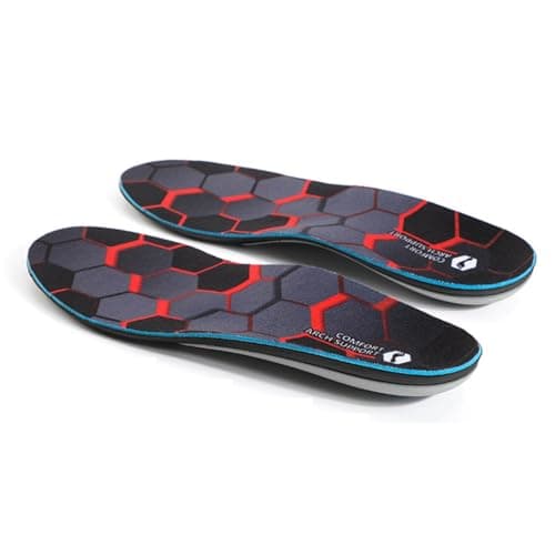 XINIFOOT High Arch Support Insoles, Orthotics Running Insoles for Arch Pain - Pronation - Metatarsalgia Pain Relief, Plantar Fasciitis Shoe Inserts for Men (Red 1 Pair) - Image 1