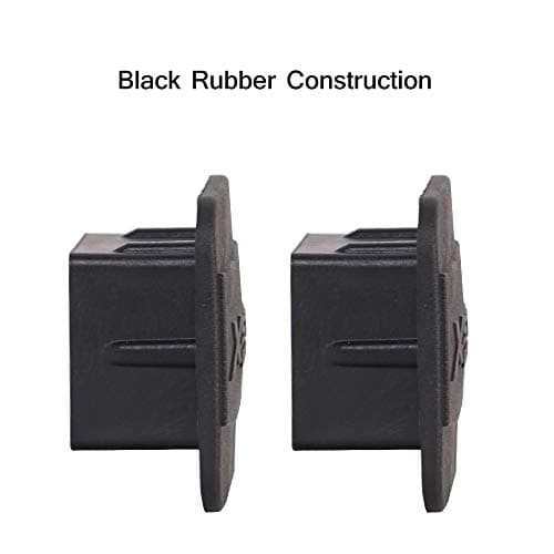 XSTRAP STANDARD 2PCS 2 Inches Trailer Hitch Cover, Black Receiver Tube Tow Hitch Plug, Tow Hitch Covers, Car Exterior Accessorie for Most Cars, Trucks, ATV, UTV, Toyota - Thumbnail 5