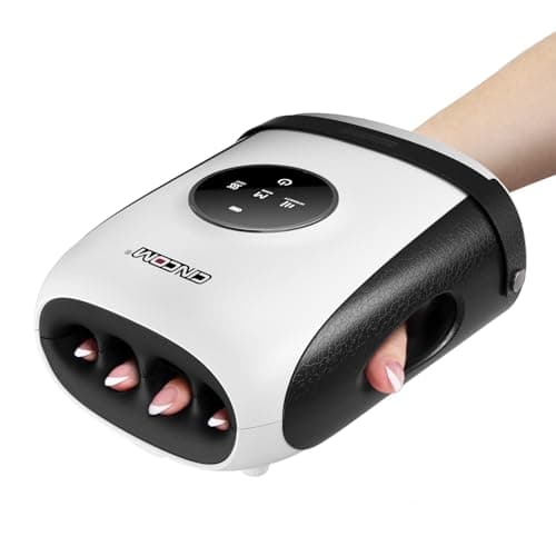 CINCOM Hand Massager with Heat and Compression, Finger and Palm Massage Machine for Pain Relief, Arthritis and Improved Circulation, Gifts for Women (Crow) - Image 1