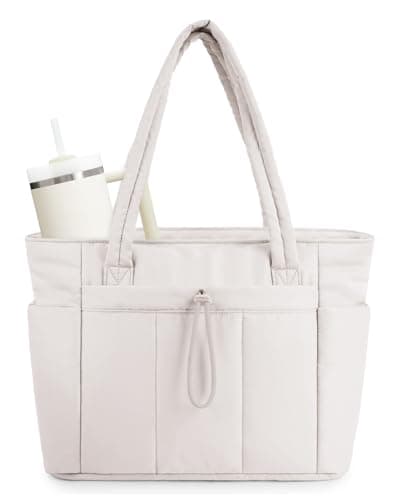 Wandering Nature Tote Bag for Women, Puffy Handbags for Work, Travel, Nurse - Image 1