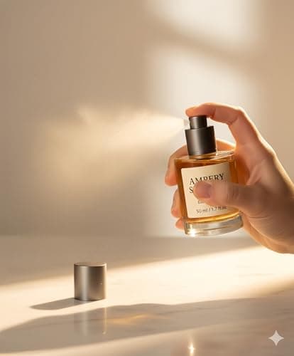 Larsweryar Ambery Saffron Eau de Parfum for Women - Long Lasting Perfume Spray with Saffron, Jasmine, Amber & Cedarwood - Inspired by B.accarat R.ouge 540, 1.7 Fl Oz - Thumbnail 4