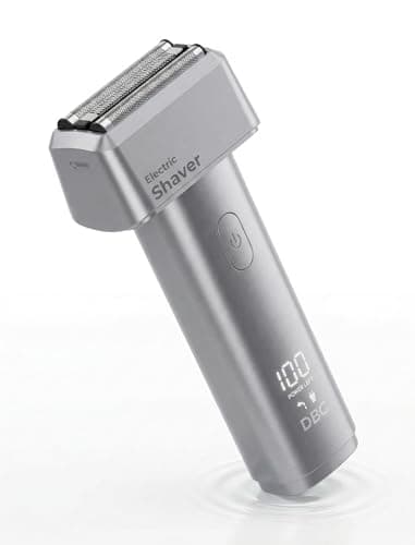 Men’s Electric Foil Shaver – Rinse Under Faucet & Shower Ready with Wet/Dry Shave, Type-C Fast Charging & Digital LED Display, Travel-Rechargeable Razor for Daily Close Face Beard Grooming - Image 1