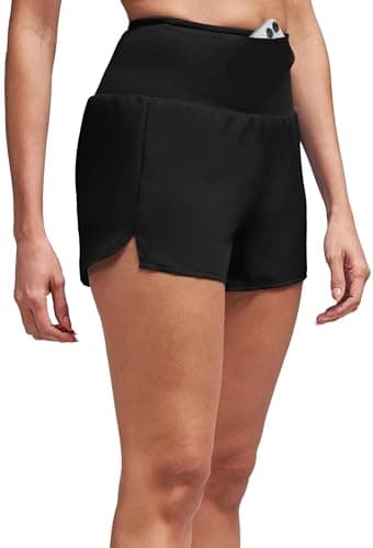Alaroo Womens Athletic Shorts High Waisted Liner Running Shorts for Tennis Workout Gym Track Yoga with Pockets 2026 Black S - Thumbnail 4