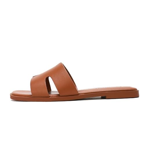 Stratuxx Kaze Open Toe Flat Dress Sandals Womens Slide Comfortable Summer Cute Beach Sandals for Women 2026 - Thumbnail 6
